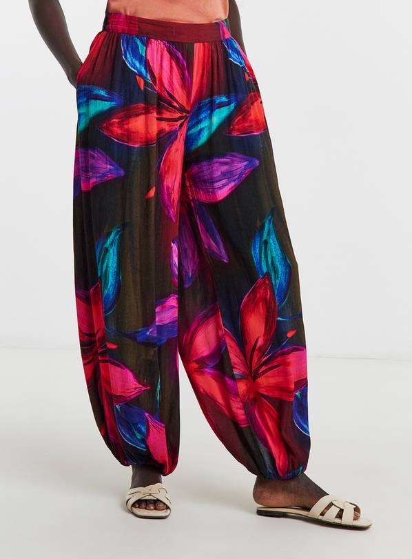 JD WILLIAMS Viscose Crinkle Balloon Trouser 22
